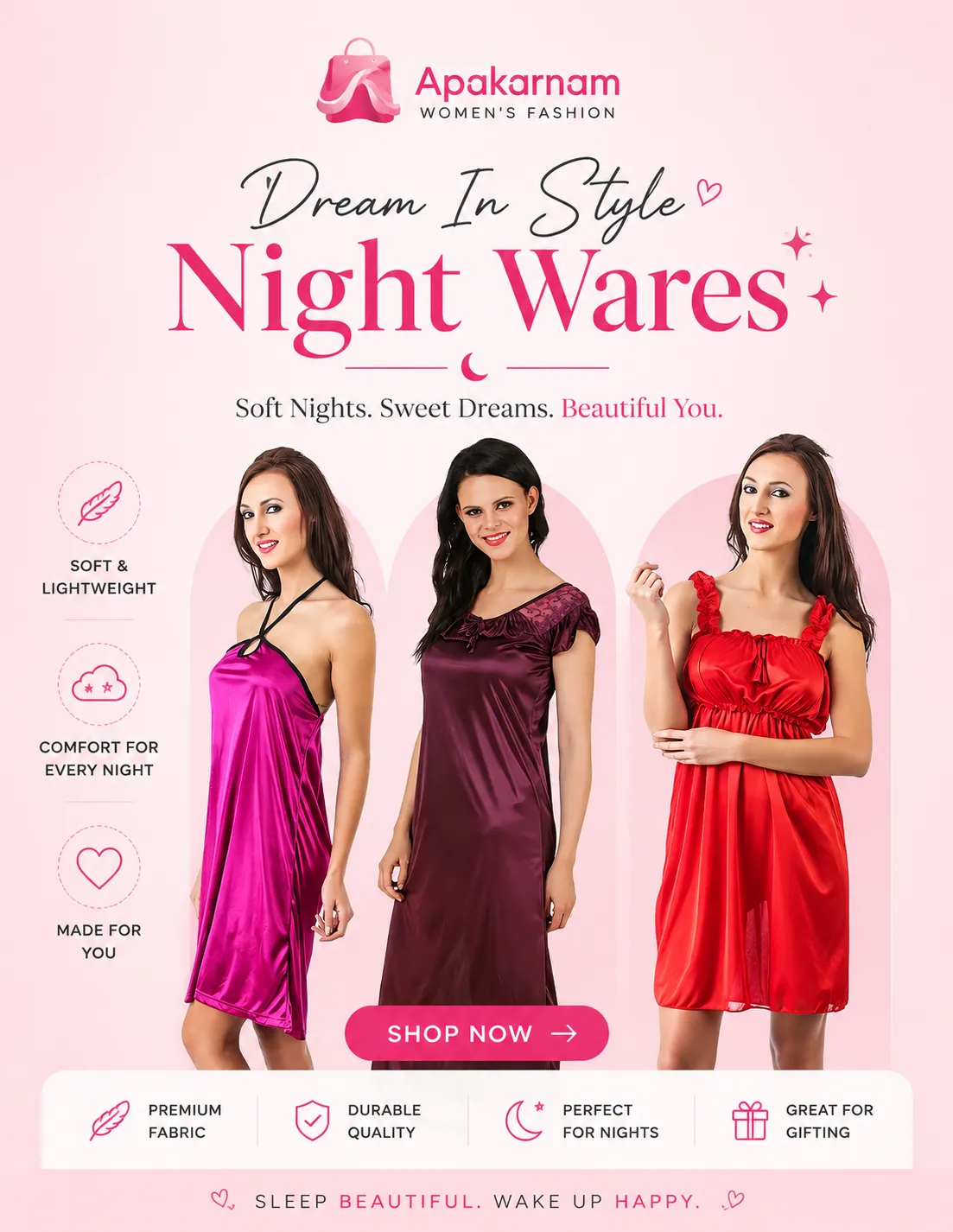 Dreams In Style Night Wares